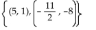 Solve the system. -    A)    B)    C)    D)   