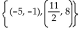 Solve the system. -    A)    B)    C)    D)   