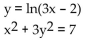 Solve the system by graphing on a calculator. Round to the nearest hundredth if necessary. -  A)  {(0.74, -1.47) , (1.73, 1.16) } B)  {(0.77, 1.46) , (-0.59, -1.49) } C)  {(1.73, -1.16) , (0.74, 1.47) } D)  {(5.25, 2.62) }