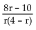 Perform the indicated operation and simplify. -  A)    B)    C)    D)   