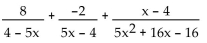 Perform the indicated operation and simplify. -  A)  None of these B)    C)    D)   