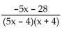 Perform the indicated operation and simplify. -  A)  None of these B)    C)    D)   