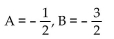 Find the unknowns on the right side of the partial fraction decomposition. -  A)    B)    C)    D)   