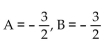 Find the unknowns on the right side of the partial fraction decomposition. -  A)    B)    C)    D)   