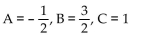 Find the unknowns on the right side of the partial fraction decomposition. -  A)    B)    C)    D)   