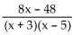 Decompose into partial fractions. -  A)    B)    C)    D)   
