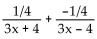 Decompose into partial fractions. -  A)    B)    C)    D)   
