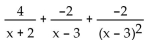 Find the partial fraction decomposition. -  A)    B)    C)    D)   