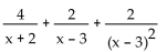 Find the partial fraction decomposition. -  A)    B)    C)    D)   