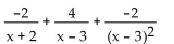 Find the partial fraction decomposition. -  A)    B)    C)    D)   