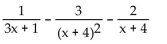 Find the partial fraction decomposition. -  A)    B)    C)    D)   