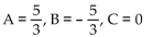 Find the unknowns on the right side of the partial fraction decomposition. -  A)    B)    C)    D)   
