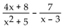 Decompose into partial fractions. -  A)    B)    C)    D)   