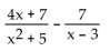 Decompose into partial fractions. -  A)    B)    C)    D)   