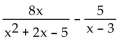 Decompose into partial fractions. -  A)    B)    C)    D)   