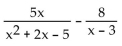 Decompose into partial fractions. -  A)    B)    C)    D)   