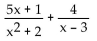 Decompose into partial fractions. -  A)    B)    C)    D)   
