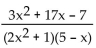 Decompose into partial fractions. -  A)    B)    C)    D)   