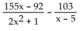 Decompose into partial fractions. -  A)    B)    C)    D)   