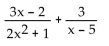 Decompose into partial fractions. -  A)    B)    C)    D)   