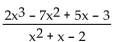 Decompose into partial fractions. -  A)    B)    C)    D)   