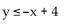Match the graph to the correct inequality. -  A)    B)    C)    D)   