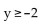 Match the graph to the correct inequality. -  A)    B)    C)    D)   