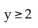 Match the graph to the correct inequality. -  A)    B)    C)    D)   