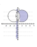 Graph the solution set of the system. -  A)    B)    C)    D)   