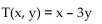 Find the specified extreme value on the given region. -  Minimum of   A)  -39 B)  -27 C)  -5 D)  -21