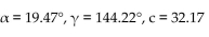 Solve the triangle. If there is more than one triangle with the given parts, give both solutions. -  = 16.31° b = 15.45 A = 18.34 A)  No solution B)    C)    D)   