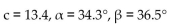 Solve the triangle. Approximate values to the nearest tenth when appropriate. -  A)    B)    C)    D)  No solution