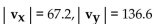 Find the magnitude of the horizontal and the vertical components for the vector with the given magnitude and direction angle   Round to the nearest tenth. -  A)    B)    C)    D)   