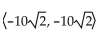 Find the magnitude and direction angle (to the nearest tenth)  for each vector. Give the measure of the direction angle as an angle in [0,360°]. -  A)  40; 45° B)    C)  20; 45° D)  20; 225°