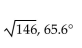 Find the magnitude and direction angle of the resultant. -  A)  16, 114.4°  B)    C)    D)    