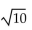 Find the absolute value of the complex number. --5 + 5i A)  50 B)  10 C)    D)   