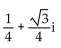 Write the complex number in the form a + bi. -8(cos 30° + i sin 30°)  A)    B)    C)    D)   