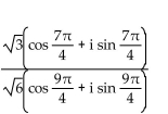 Perform the indicated operation. Write the answer in the form a + bi. -  A)    B)    C)    D)   