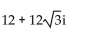 Perform the operation using trigonometric form. Write the answer in the form a + bi -  A)    B)    C)    D)   