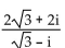 Perform the operation using trigonometric form. Write the answer in the form a + bi -  A)    B)    C)    D)   