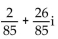 Perform the operation using trigonometric form. Write the answer in the form a + bi -  A)    B)    C)    D)  2 - 2i