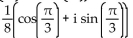 For the given complex number, determine the complex conjugate in trigonometric form. -8   A)    B)    C)    D)   