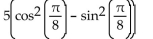 Find the product of the given complex number and its conjugate. -  A)    B)    C)  25 D)  5