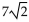 Find the product of the given complex number and its conjugate. -  (cos (20°)  + i sin (20°) )  A)    (cos (20°)  + i sin (-20°) )  B)    C)  98 D)  98 (cos (20°)  + i sin (-20°) ) 