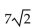 Find the product of the given complex number and its conjugate. -  (cos (20°)  + i sin (20°) )  A)    (cos (20°)  + i sin (-20°) )  B)    C)  98 D)  98 (cos (20°)  + i sin (-20°) ) 