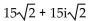 Use De Moivre's theorem to simplify the expression. Write the answer in the form a + bi. -  A)    B)    C)    D)   