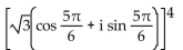 Use De Moivre's theorem to simplify the expression. Write the answer in the form a + bi. -  A)    B)    C)    D)   
