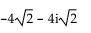 Use De Moivre's theorem to simplify the expression. Write the answer in the form a + bi. -  A)    B)    C)    D)   