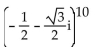 Use De Moivre's theorem to simplify the expression. Write the answer in a + bi form. -  A)    B)    C)    D)   