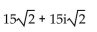 Use De Moivre's theorem to simplify the expression. Write the answer in a + bi form. -  A)    B)    C)    D)   